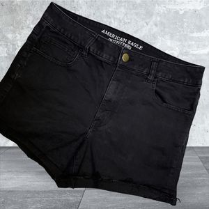 American Eagle Outfitters Black Jean Shorts